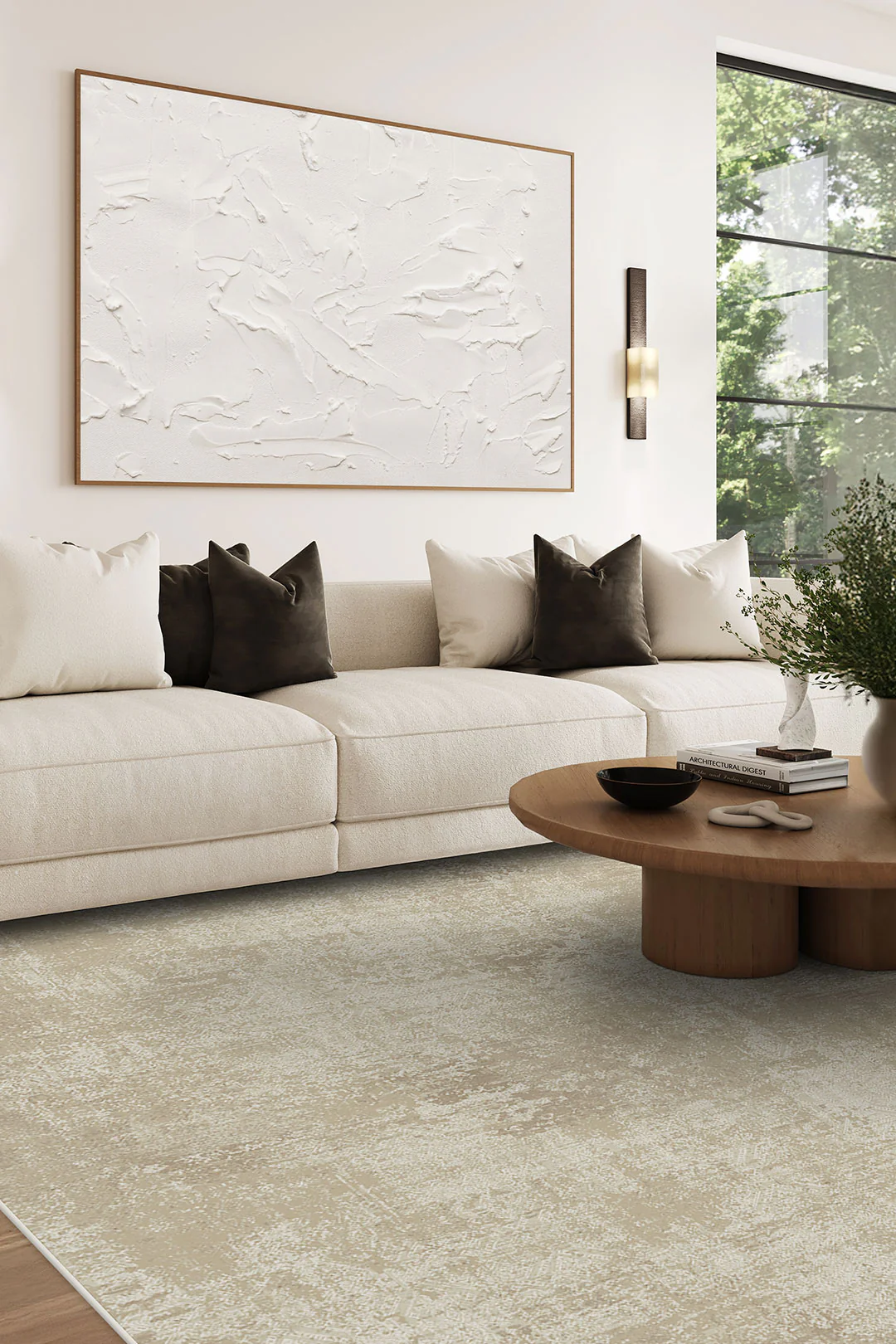 Asche Beige Teppich - Image 28