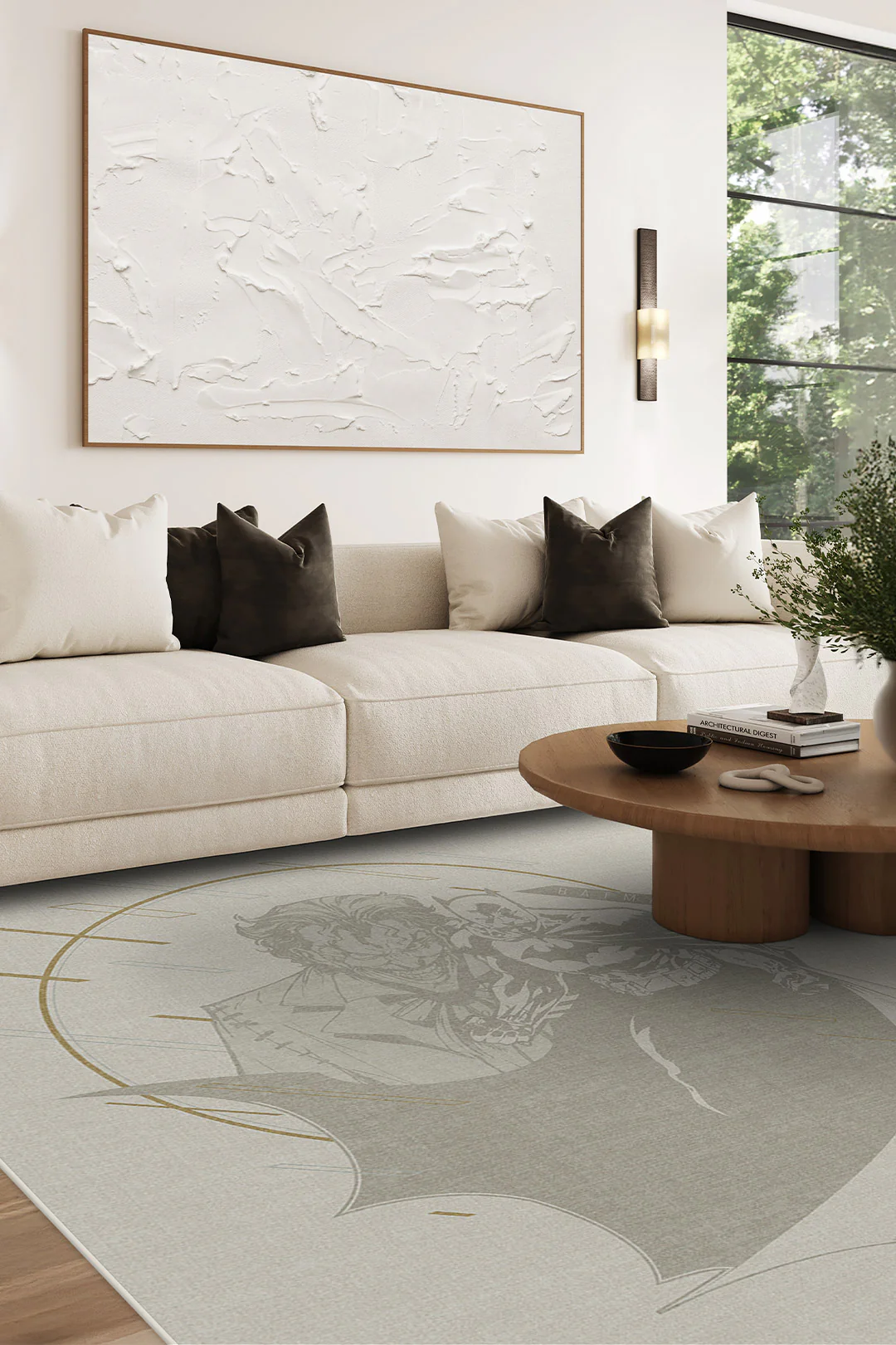 Batman™ Schatten Beige Teppich - Image 4