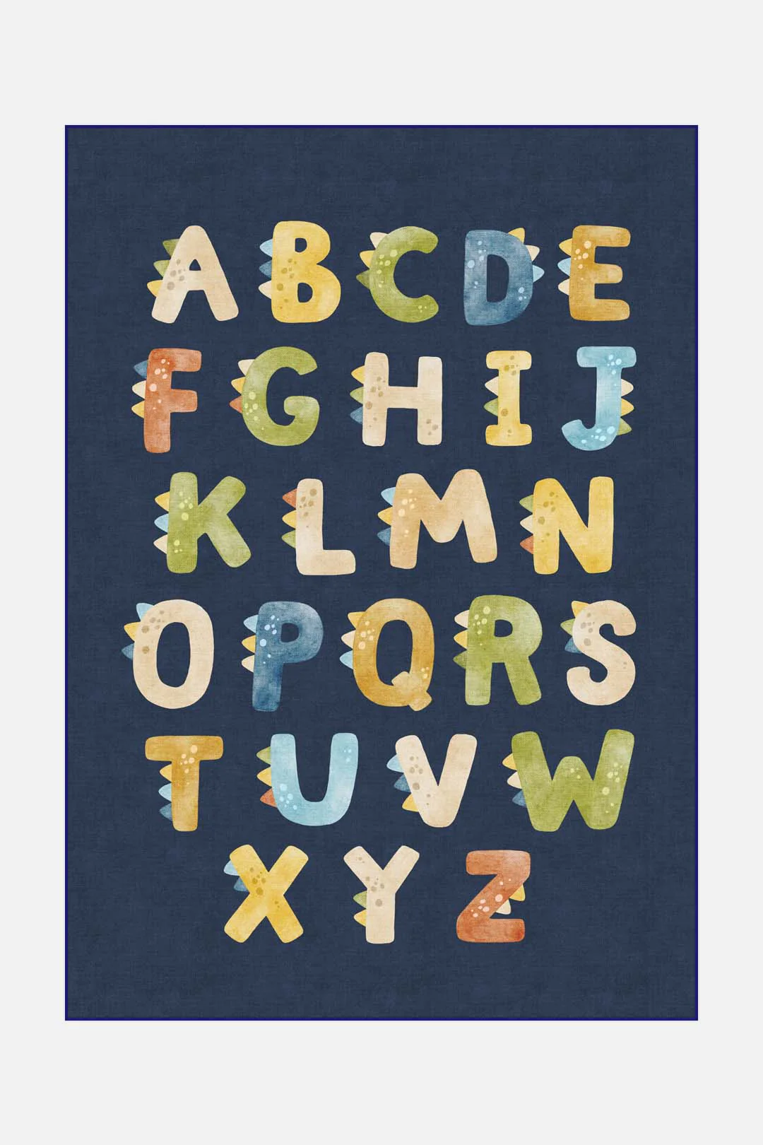 Dino Alphabet Teppich