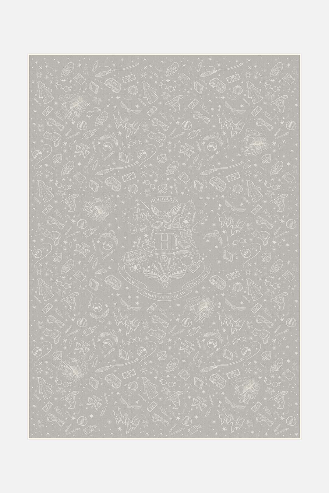 Harry Potter™ Hogwarts Taupe Teppich