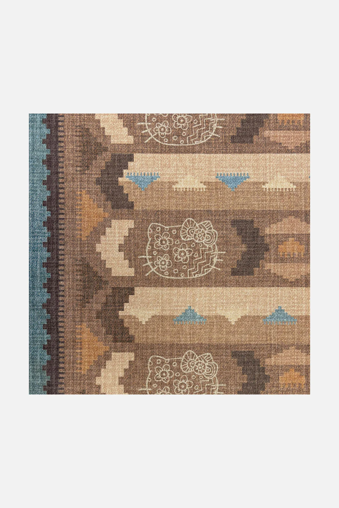 Hello Kitty Kilim Terrakotta Teppich - Image 3