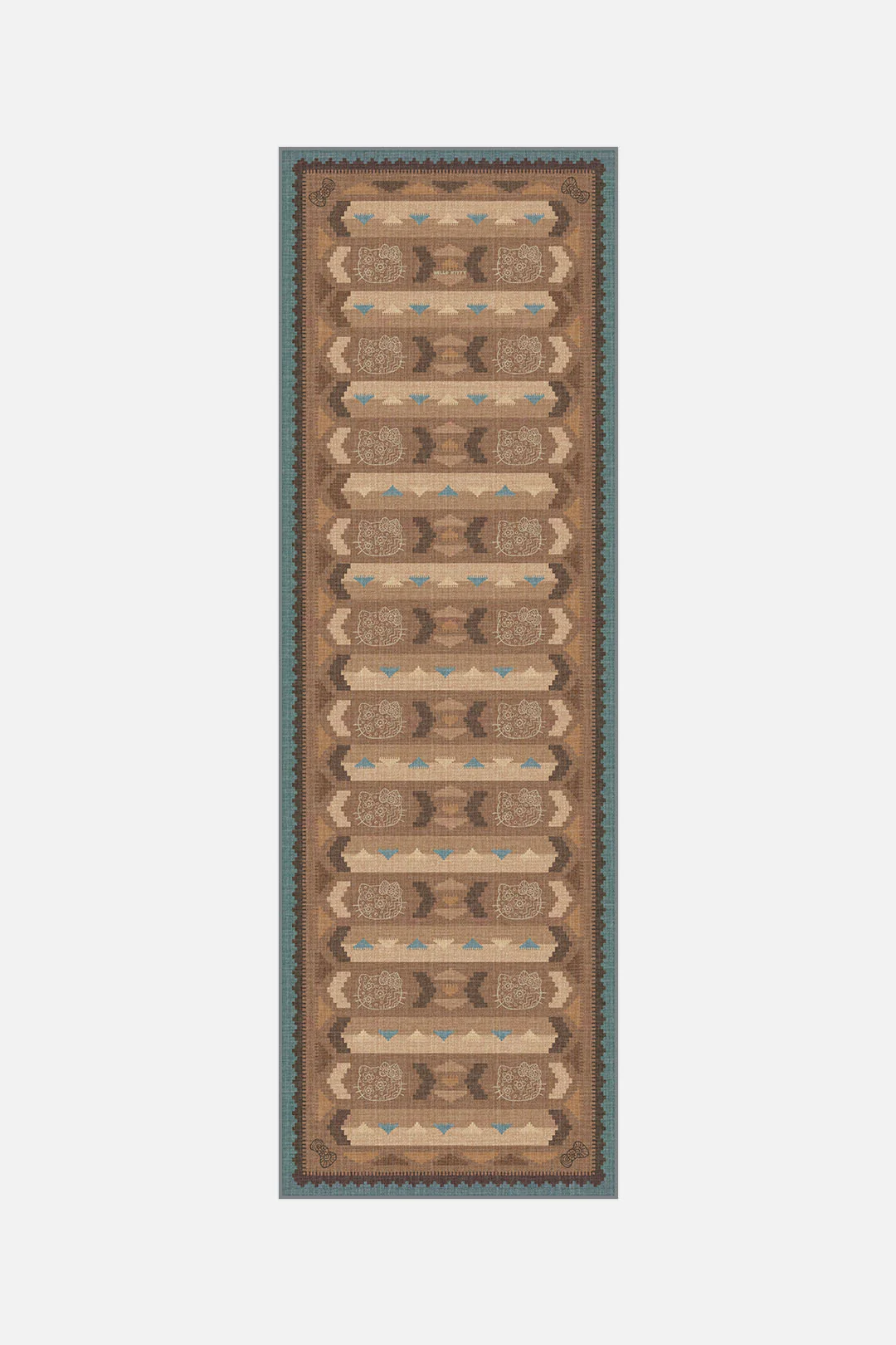Hello Kitty Kilim Terrakotta Teppich - Image 5