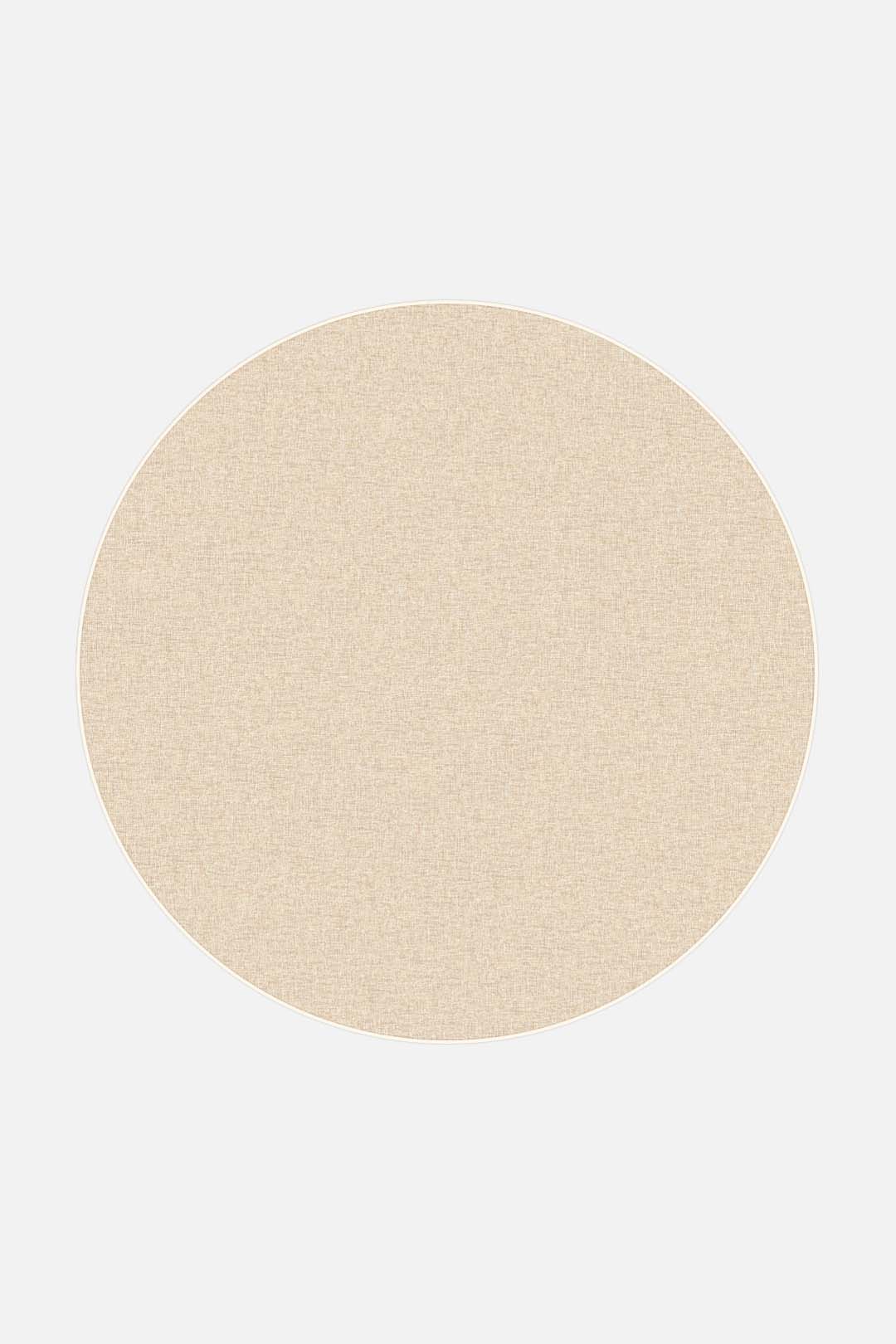Jute-Haptik Mono Creme Teppich - Image 13