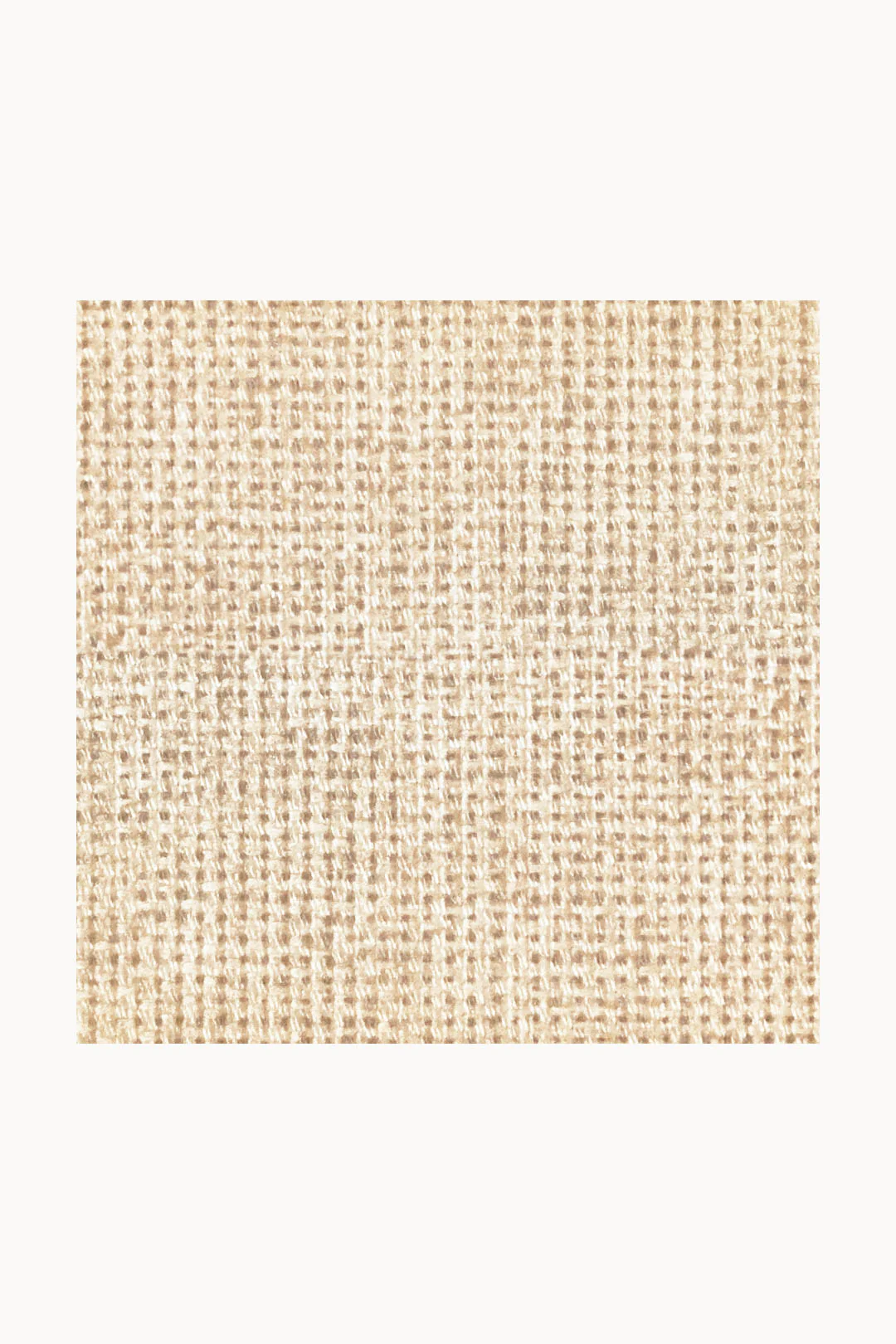 Jute-Haptik Mono Creme Teppich - Image 3