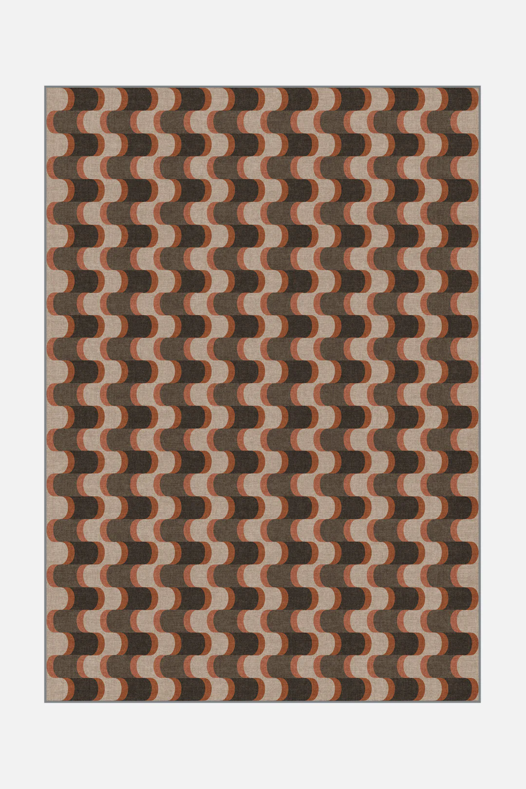Linea Kastanie Teppich