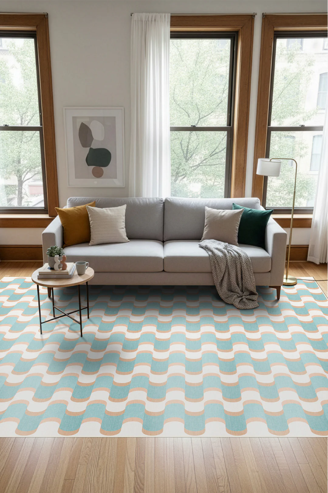 Linea Pastell Teppich - Image 4