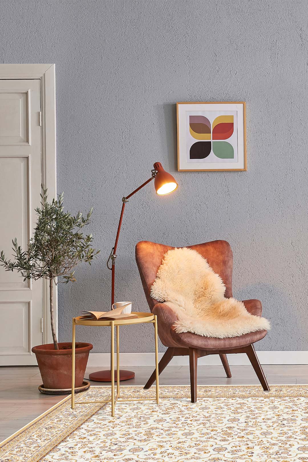 Nesrin Beige Teppich - Image 4