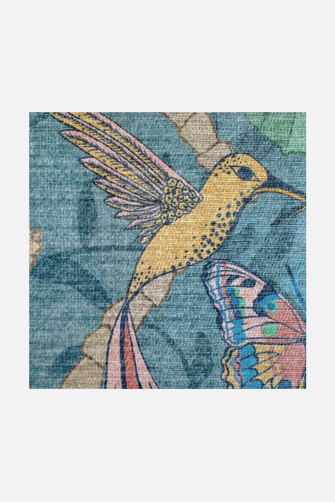 Savanne Blau Teppich - Image 7
