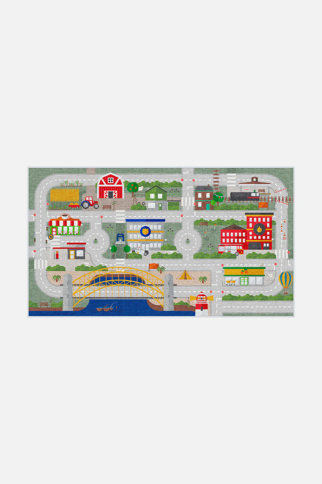 Spielteppich Straßen Bunt - Image 13