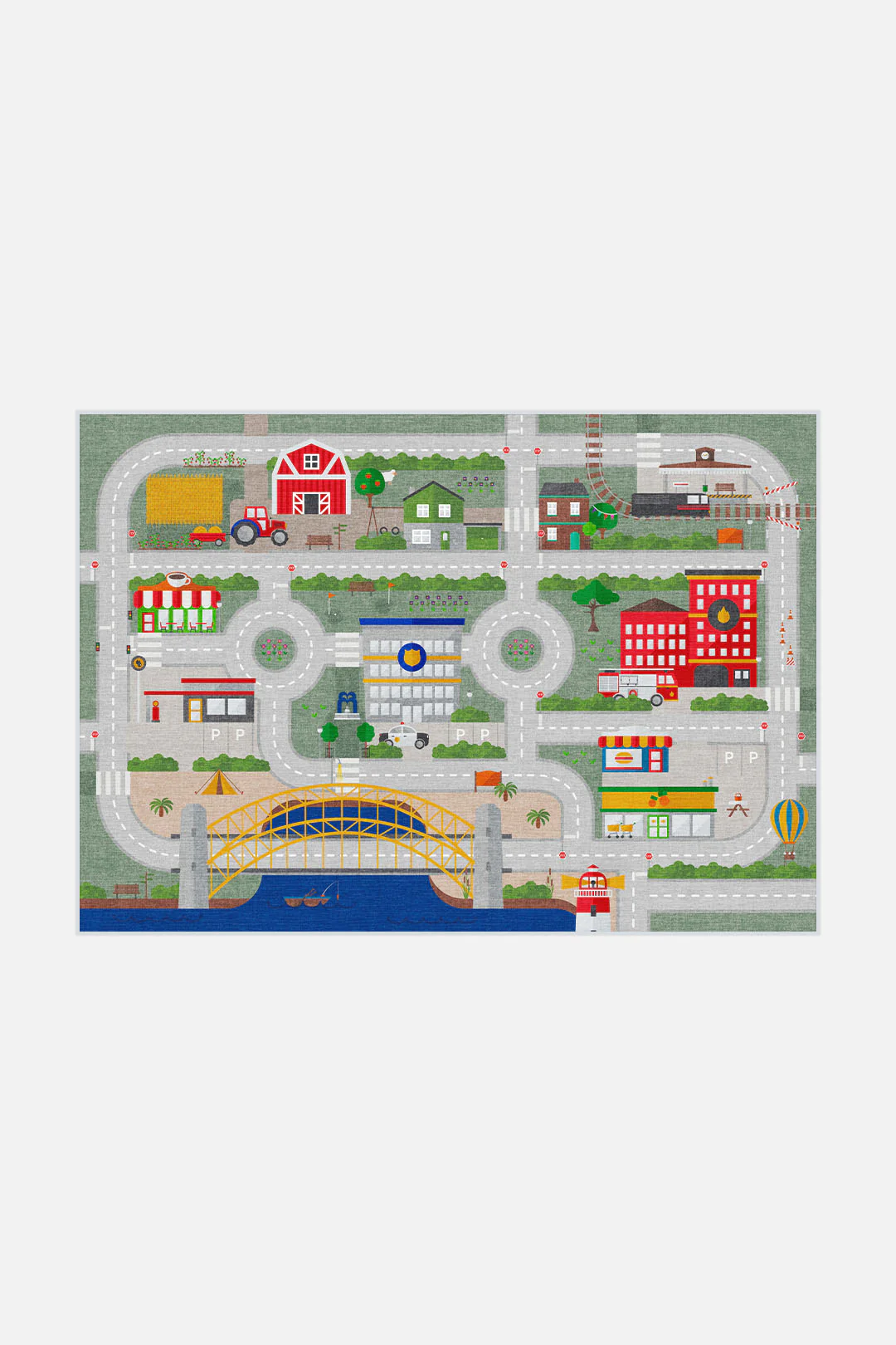 Spielteppich Straßen Bunt - Image 5