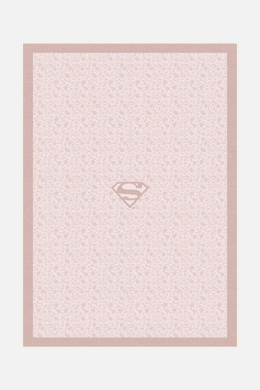 Supergirl™ Floral Rosa Teppich